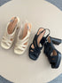 Ladies Criss Cross Straps With Buckle strap